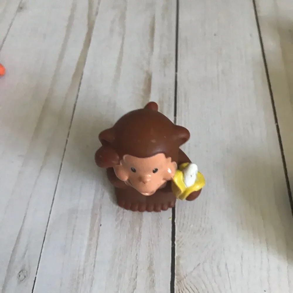 Fisher Price Little People 6 of Zoo Animals toddler toys lot collect